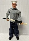 Vintage 1964 Hasbro 12" GI Joe Action Sailor Figure  and accessories