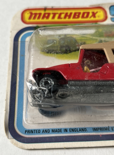 Vintage Matchbox Lesney 900 TP-3 Superfast Jeep & Horse Trailer On Card 1977 NOS - Picture 5 of 24
