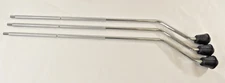 NEW Chrome Floor Tom Drum Legs 9.5mm 20.5" Long Rubber Feet 3 pack