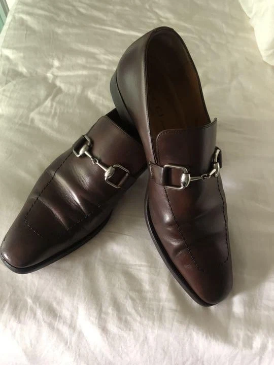 Chaussures en cuir homme Gucci 7.0US m10_0403