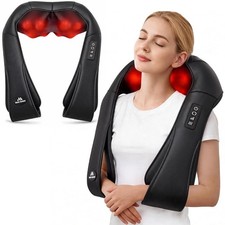 Shiatsu Neck  Back Massager with Heat Deep Tissue Shoulder Pain Relief