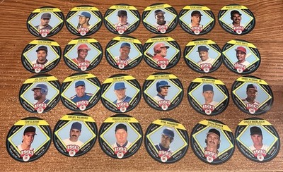1993 KING B DISCS, COMPLETE SET, 24 CARDS, 2.25'' RIPKIN, GRIFFEY, BONDS 