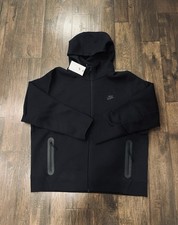 Nike Sportswear Tech Fleece Full Zip Hoodie Black FB7921-010 Men 2XL B2 