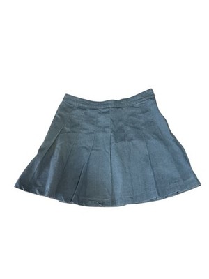Windsor Women s Light  Denim Skater Skirt  Pleated A-Line Mini Size Medium NWOT