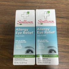 X2 ALLERGY EYE RELIEF NATURAL MULTI SYMPTOM DROPS  .33oz