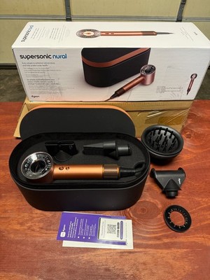 Dyson Supersonic Nural Hair Dryer Amber Silk - lightly used. VGUC