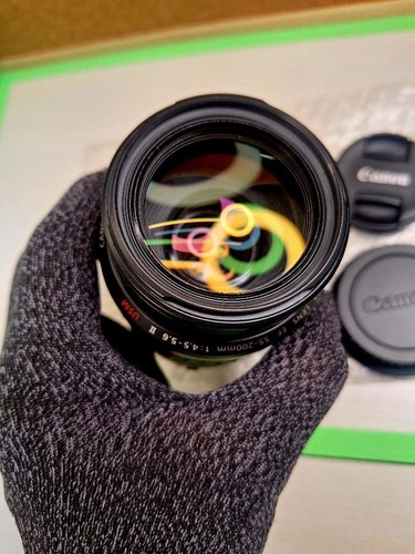 Canon EF 55-200 4.5-5.6 usm II Lens with precautions