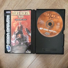 DUKE NUKEM 3D BOXED WITH MANUAL SEGA SATURN CONSOLE