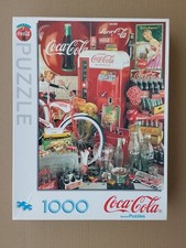 Springbok 1000 Piece Vintage 1994 "History of Coca Cola" Jigsaw Puzzle. Complete