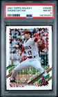 2021 Topps Holiday #HW80 Shohei Ohtani LA Angels PSA 8