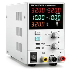 DC Power Supply 32V 10A Variable,Programmable,USB-C PC Control
