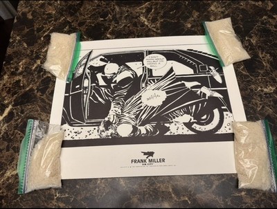 Original 1997 Sin City Poster Marv Having a Ball Frank Miller 16''x20'' RARE