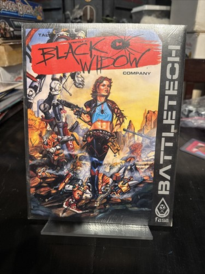 #ad Vintage FASA Battletech 1605 Tales Of The Black Widow Company NEW IN SHRINK $85.00