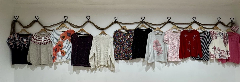 Huge 26 X Plus Sizes Classics Knits Tops Lots NWT Bon Marche Damart L XL 16 20 - Image 2 of 4