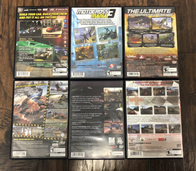 Sony PlayStation 2 Racing Games Lot Of 6 Juiced MTX FlatOut Complete CIB TESTED