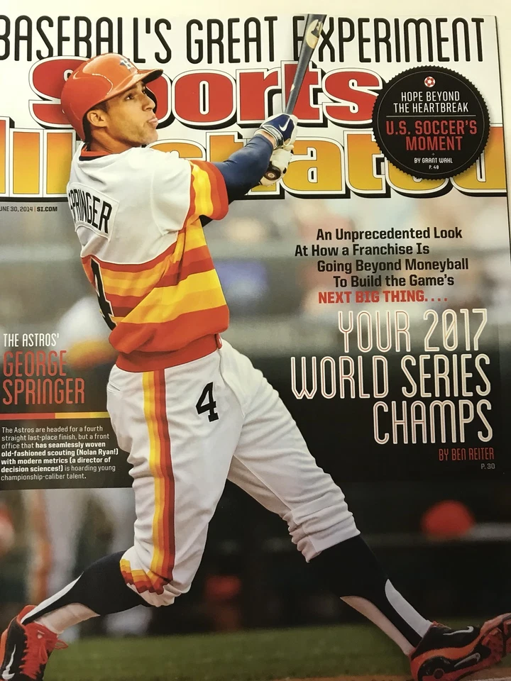 Sports Illustrated HOUSTON ASTROS World Series Springer Prediction Issue 6/30/14 - Image 2 of 4