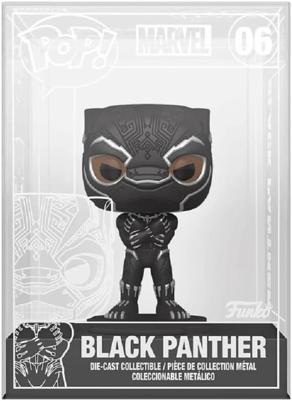 Funko Pop Die Cast Black Panther Chance Of Chase New & Sealed - image 2 of 4