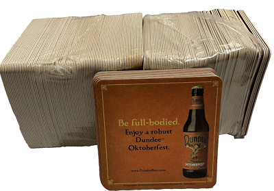 Lot of 100 - Dundee Oktoberfest Is Here!  Beer Coaster - Open Box