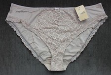 NWT Chantelle 1743 "Merci" Lace Bikini, Beige "Perfect Nude", Plus Sizes 