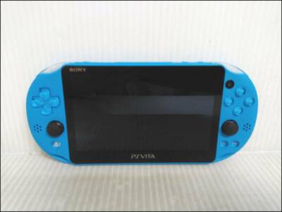 ps playstation vita 2000 BLUE console only From japan w/box