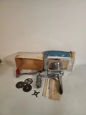 VINTAGE MASTER BRAC MEAT FOOD GRINDER HAND CRANK REPLACEMENT PARTS