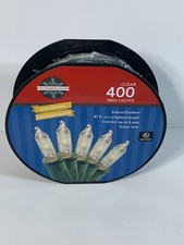 Mini String Lights 400 CLEAR - 81' - Spool Reel Christmas- In/Outdoor.