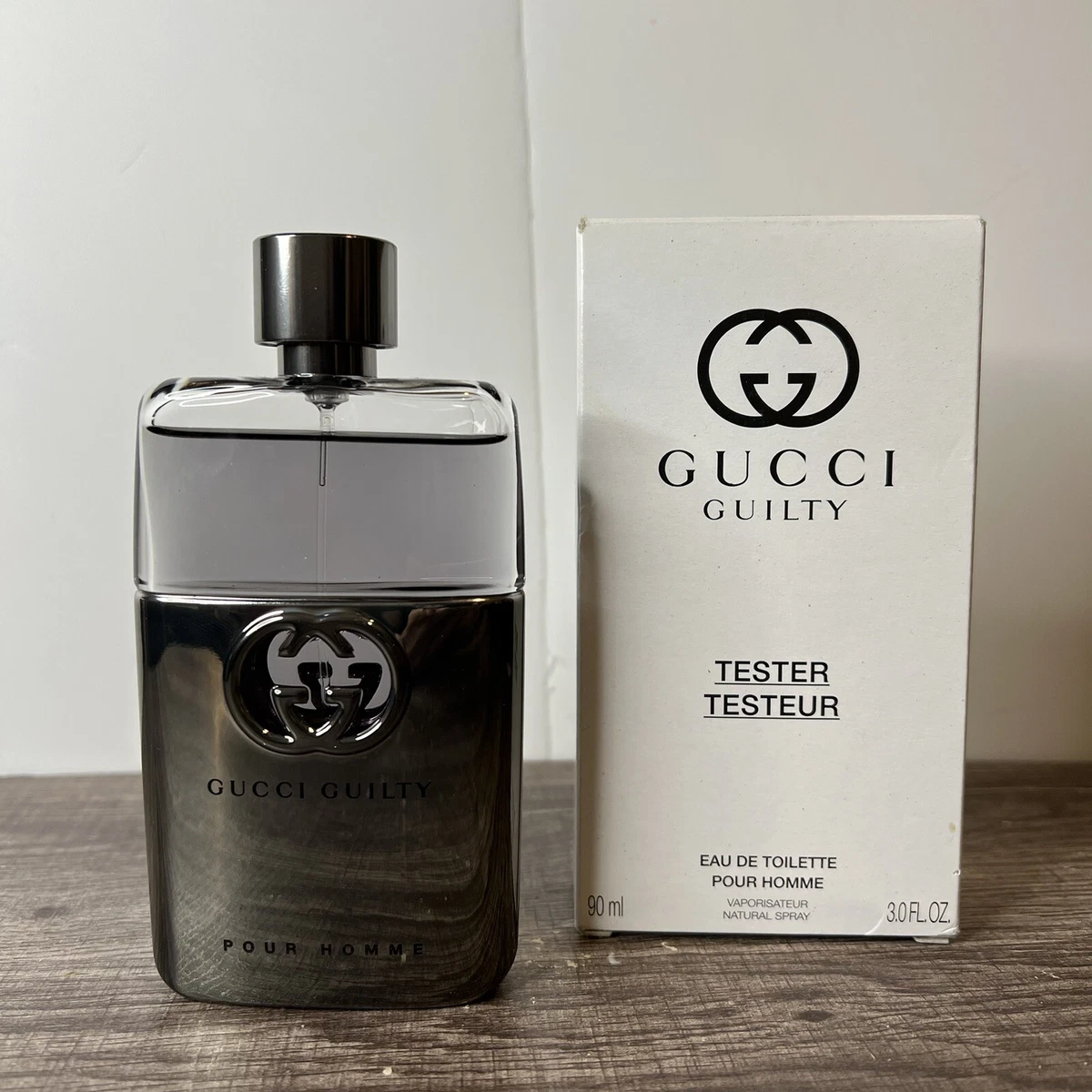 Gucci Guilty Pour Homme by Gucci 3 oz./90ml. EDT for Men New / Tester box