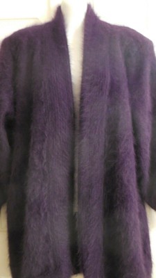 fluffy angora cardigans