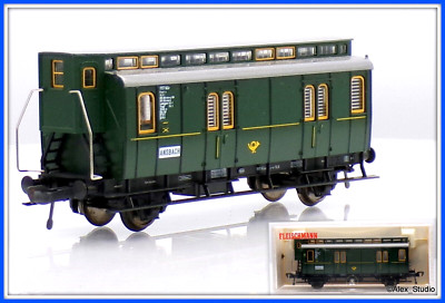 Fleischmann 5050 Postwagen mit Brhs DBP Ep.III Posti 1117 OVP Video2