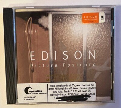 Picture Postcard by Edison (CD, Apr-1997, Kinetic/Reprise)-Radio Promo Stamped