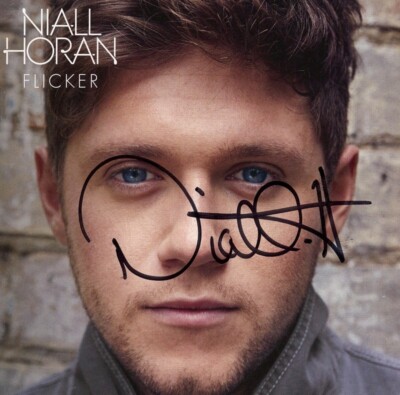 サイン入り　ナイル　Nile CD Niall Horan Signed Flicker One Direction CD Booklet Beckett BAS | eBay
