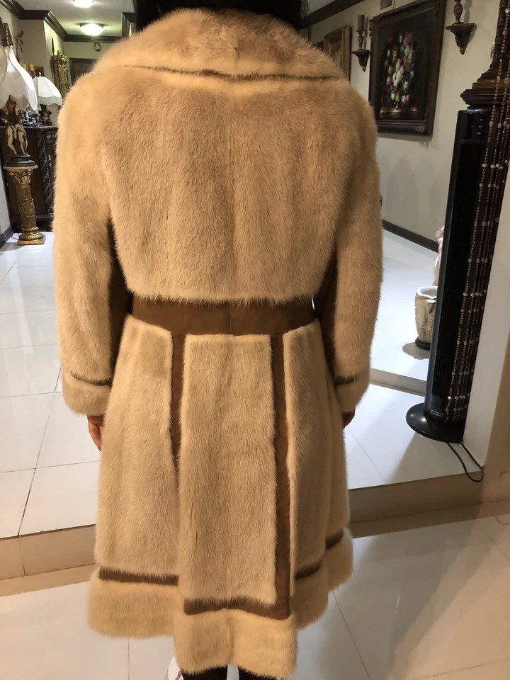 Vintage Ben Ric Shirley Mink Fur Coat S/M Size - Image 2 of 4