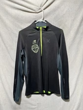 Montura Stretch Pro Half Zip Jacket  X Terra Men Size Medium Black And Green Rar