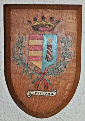 Kleine Cremona Placca Plakette Schild Wappen Wappen Italien