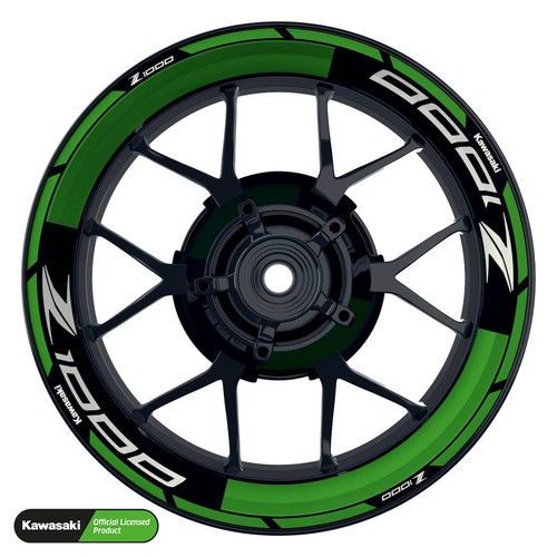 Pegatina de llanta Kawasaki Z1000 V1 Premium pegatina de borde de llanta de motocicleta - Imagen 2 de 7