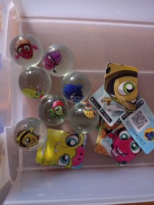 THE FRESH HEADS Characters Lidl Italy 2021 Marbles Card Shaniqua Red Chip Lot