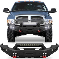 Front Bumper w/ Winch Plate & Sensor Hole For Dodge Ram 2500/3500 2003 2004 2005