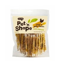 Pet 'n Shape Chicken Hide Twists Small Twist - 16 oz 100% Natural Chicken Breast