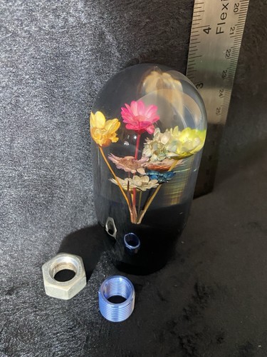 JDM Multi-Color Flower Clear Acrylic Shift Knob - Picture 3 of 14