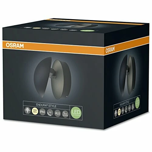 Osram LED Wandleuchte Außenleuchte dunkelgrau Endura Style Cover RD IP44 13W