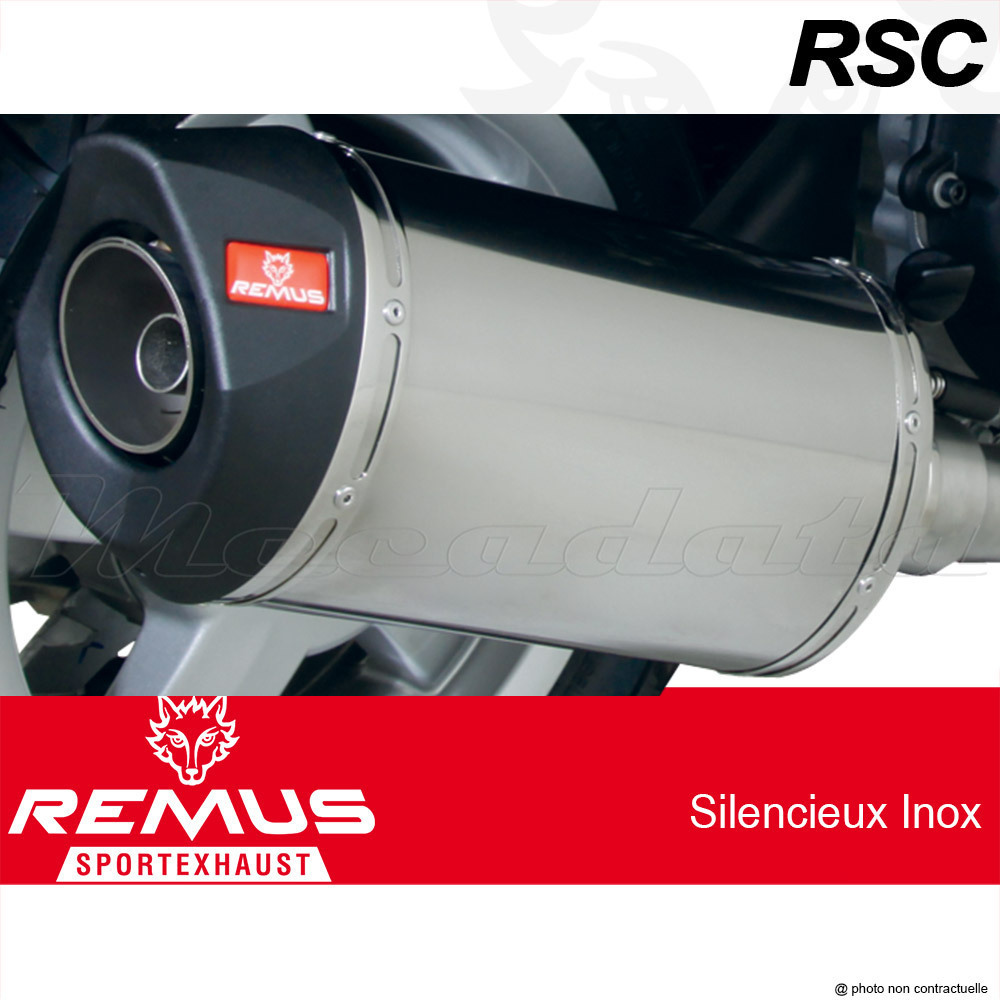 Silencieux Remus RSC inox KTM 200 RC 2014 pot echappement racing sans catalyseur