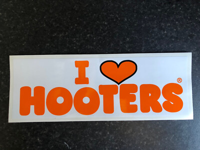 I   Hooters Autoaufkleber Aufkleber 280 mm x 95 mm hochwertig