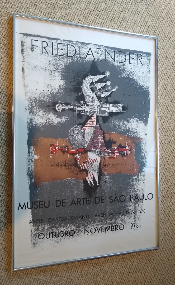 ビンテージ　79年　JOHNNY FRIEDLAENDER オリジナルポスター ビンテージ79年JOHNNY FRIEDLAENDER オリジナルポスター