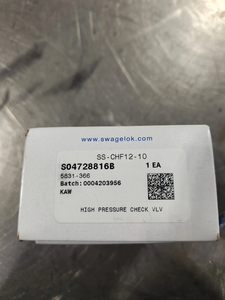 Swagelok SS-CHF12-10 Valve - Image 3 of 3