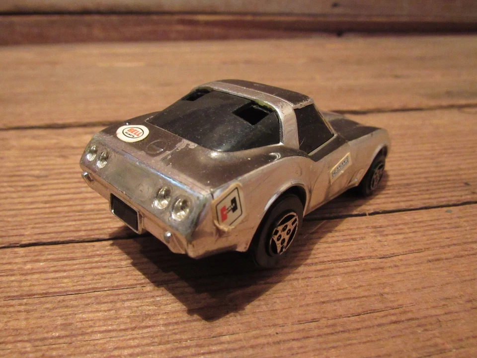 Vintage Kenner T-Zzzers 1980's Chevrolet Corvette C3 Chrome Rip Cord Racer CPG - Image 3 of 4