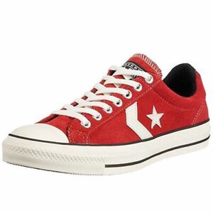 converse all star red leather