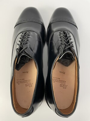 Allen Edmonds Byron Cap Toe Leather Oxford Dress Shoes Black Men's