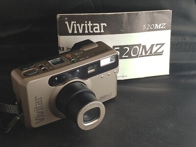 Vivitar Series 1 Power Zoom Super Macro 35-70 520MZ Quartz Date Camera w/ Manual
