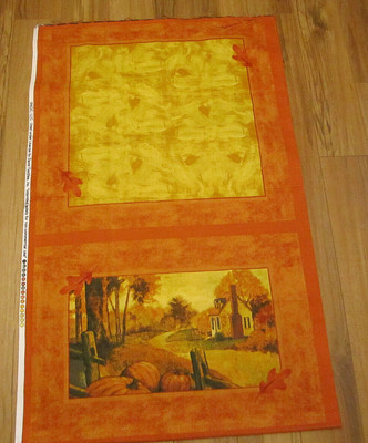David Textiles Fabrics Harvest Cottage Placemats & Napkins Panel 2 yds x42