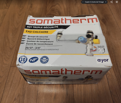 Groupe De Sécurité Pour Chauffe-eau Somatherm – Neuf Sous Blister